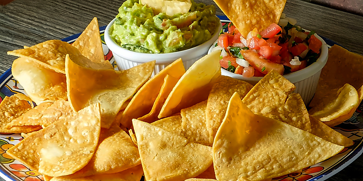Guacamole and pico de gallo