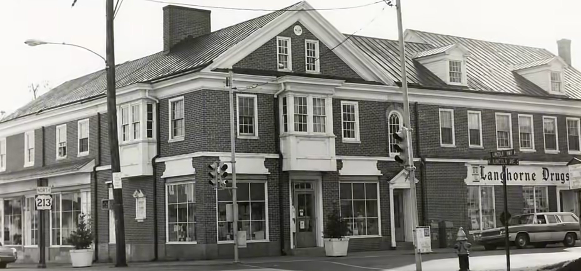 The Parry Building as Langhorne Drugs